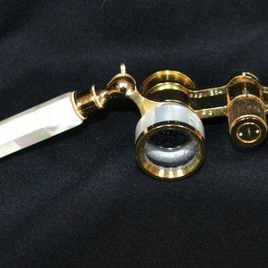 Binolux 2.5x 23 Mother-Of-Pearl Vintage Opera Glasses with Case in original box